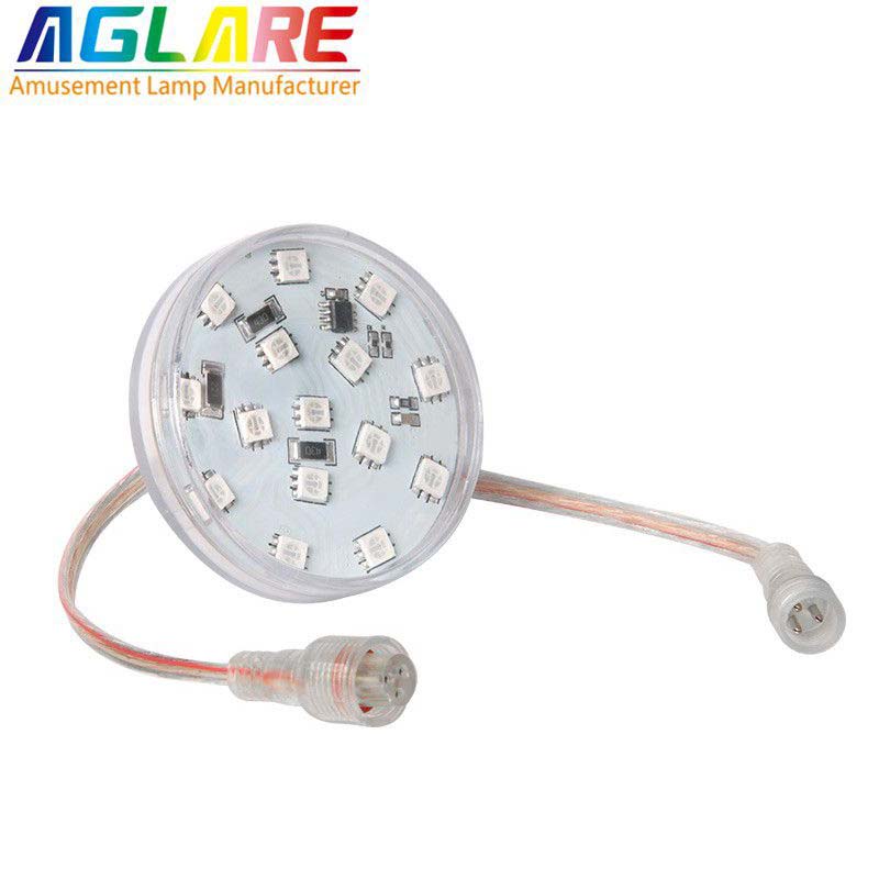 new led waterproof DC24V UCS1904 Smart 60mm RGB Carousels pixel led