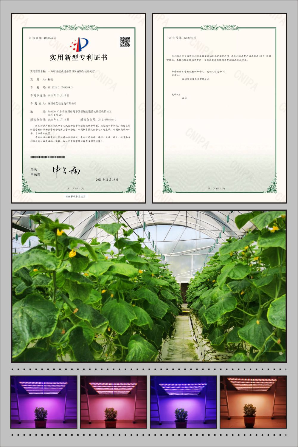 恒峰g22植物农场灯适用新型专利